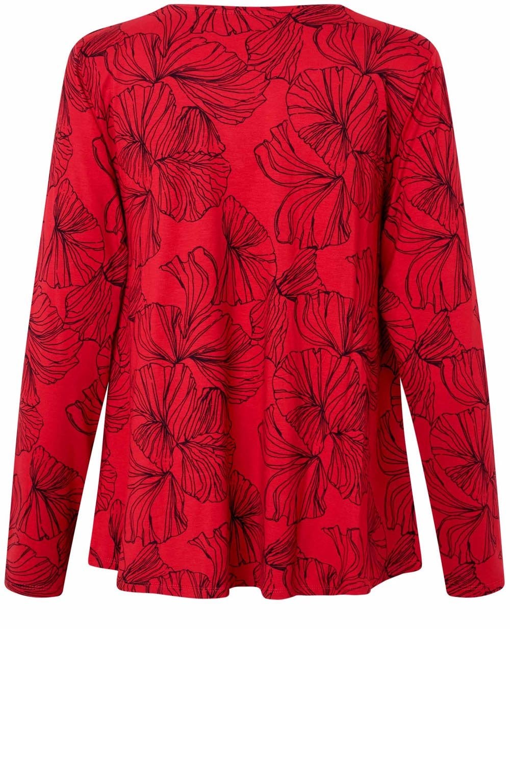 Haute Red Floral Badisna Top