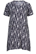 Helda Patterned Jersey Tunic