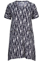 Helda Patterned Jersey Tunic