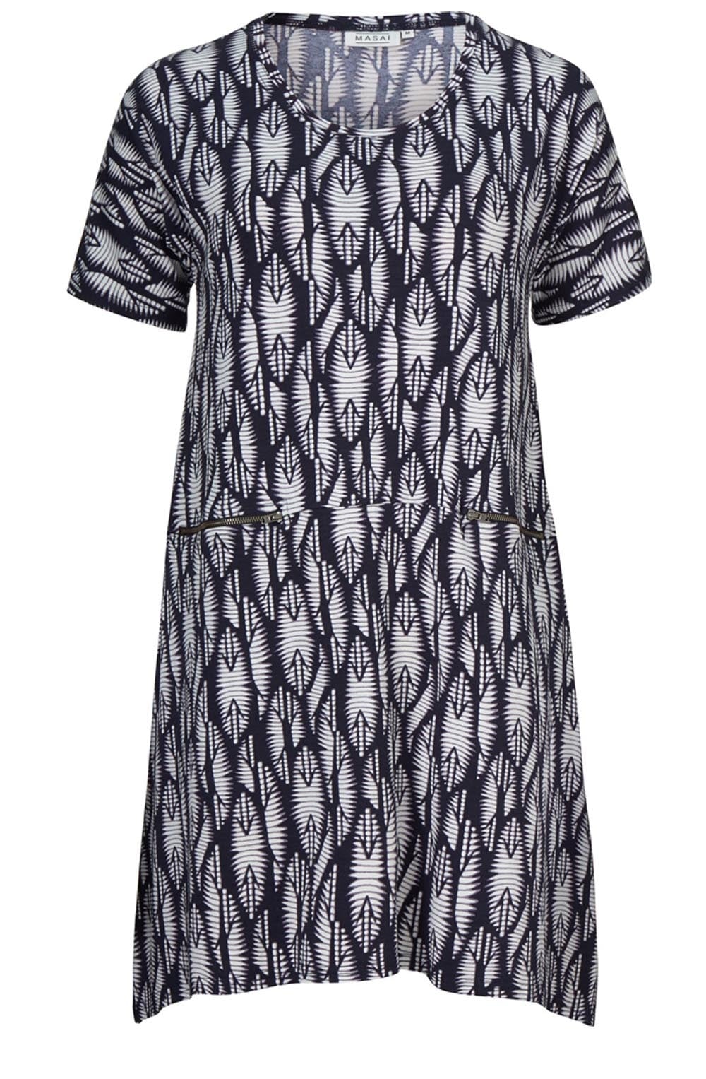 Helda Patterned Jersey Tunic
