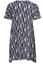 Helda Patterned Jersey Tunic