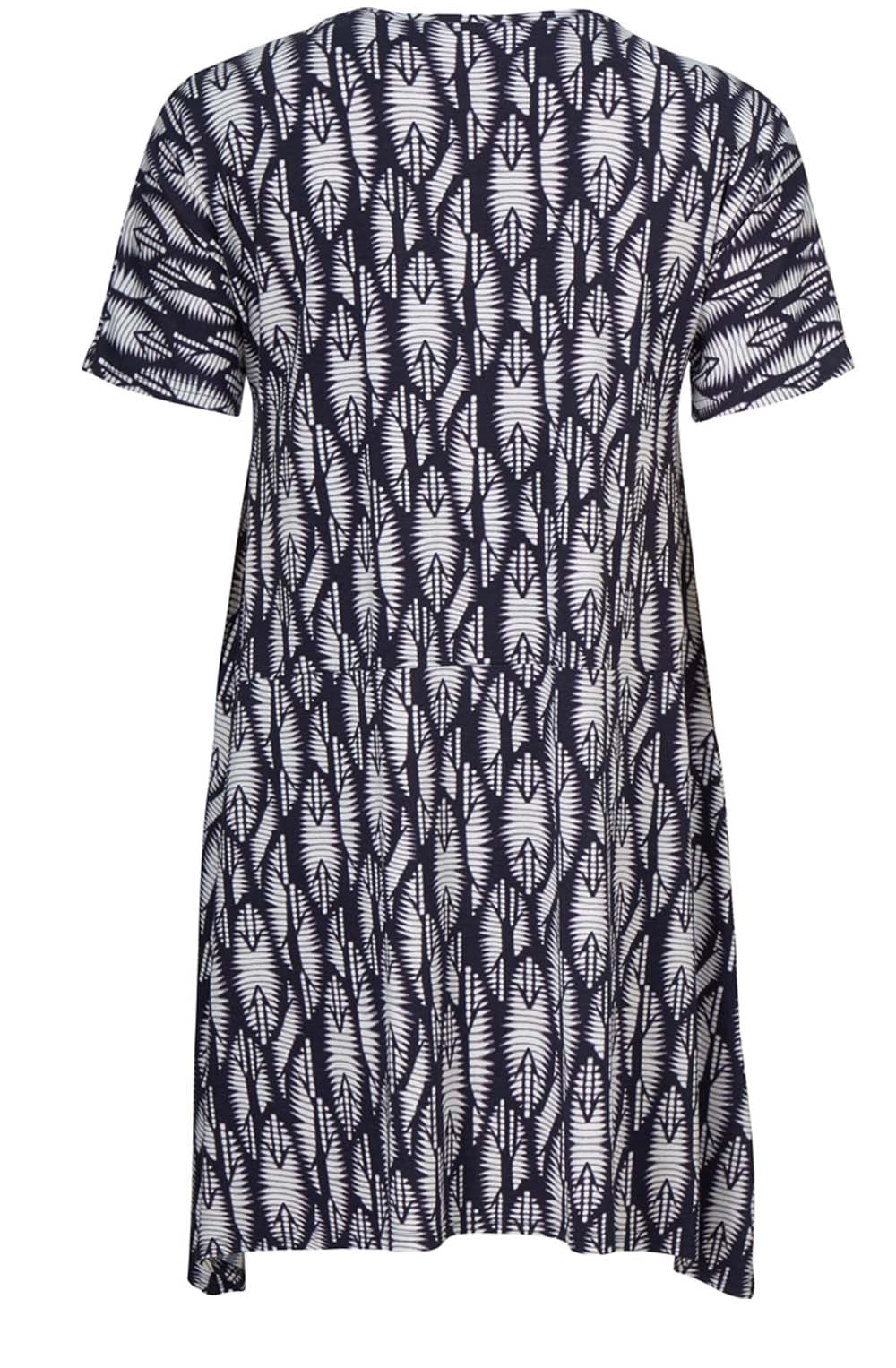 Helda Patterned Jersey Tunic