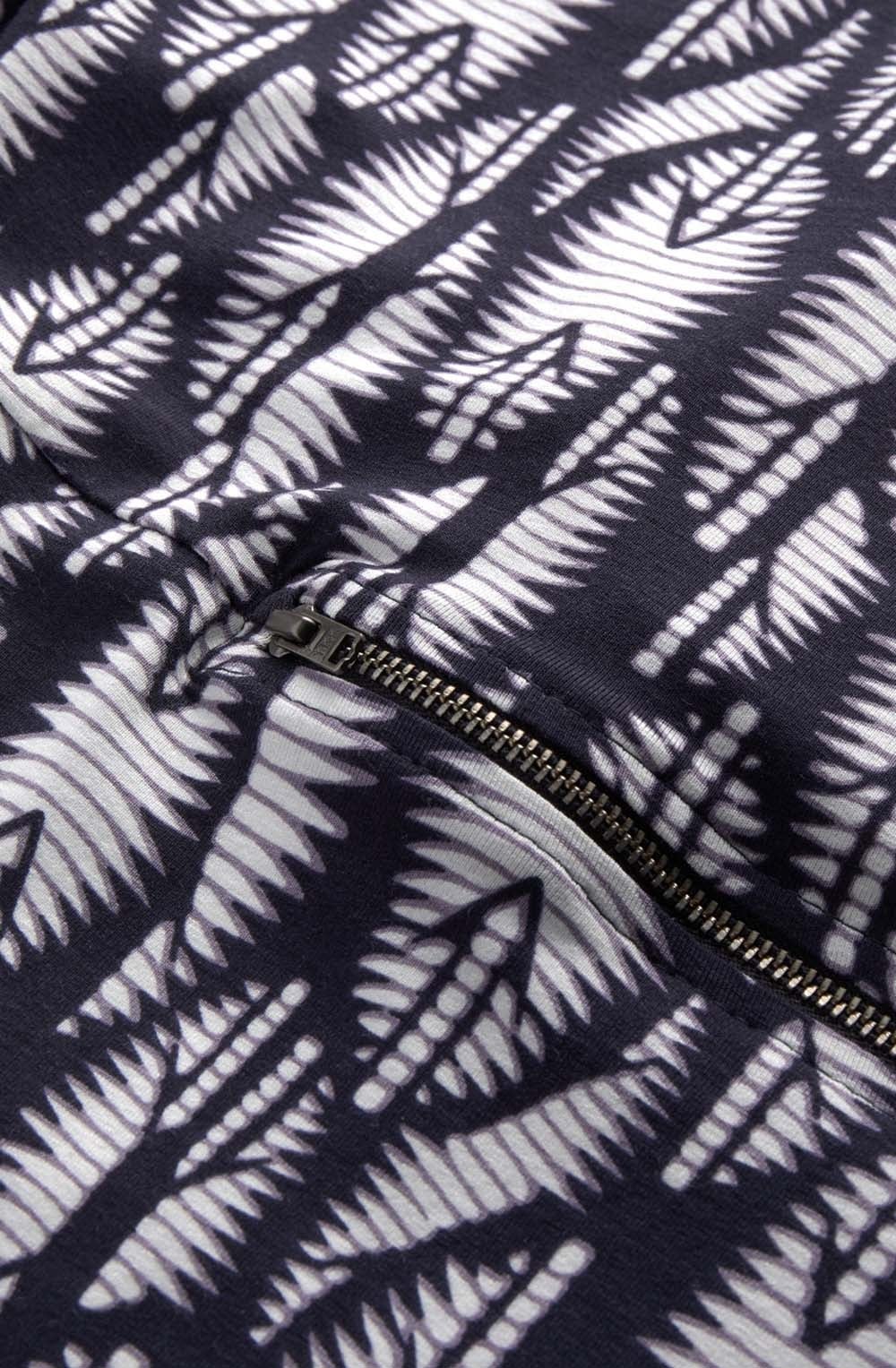 Helda Patterned Jersey Tunic