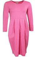 Holly Flamingo Pink Jersey Dress