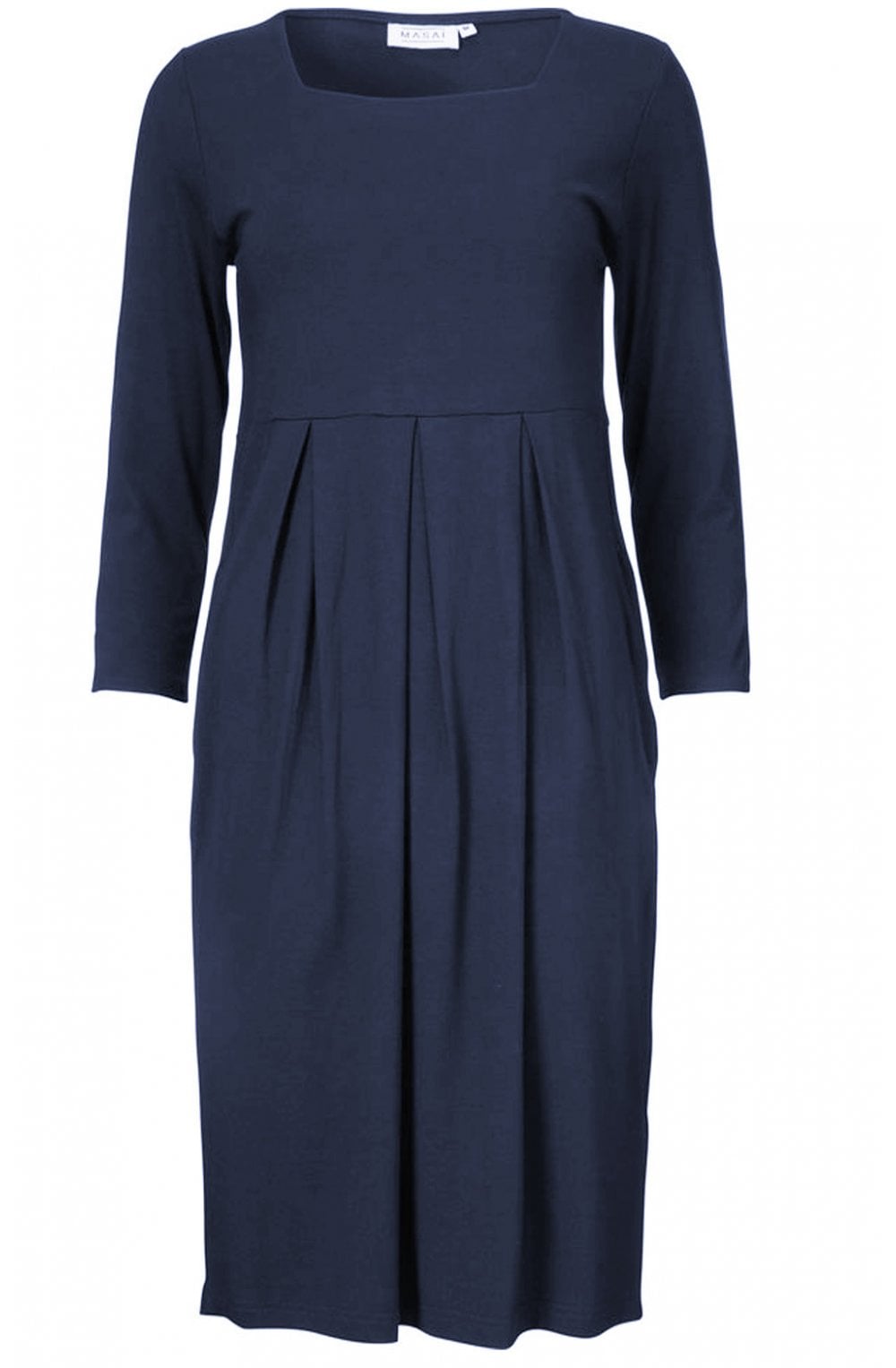 Hope Navy Jersey Dress