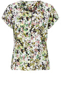 Ia Green Patterned Blouse