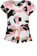 Ia Pink Bold Print Blouse