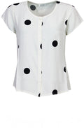 Ia Whitecap Black Polkadot Shirt