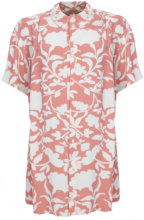 Iavas Peach Floral Blouse