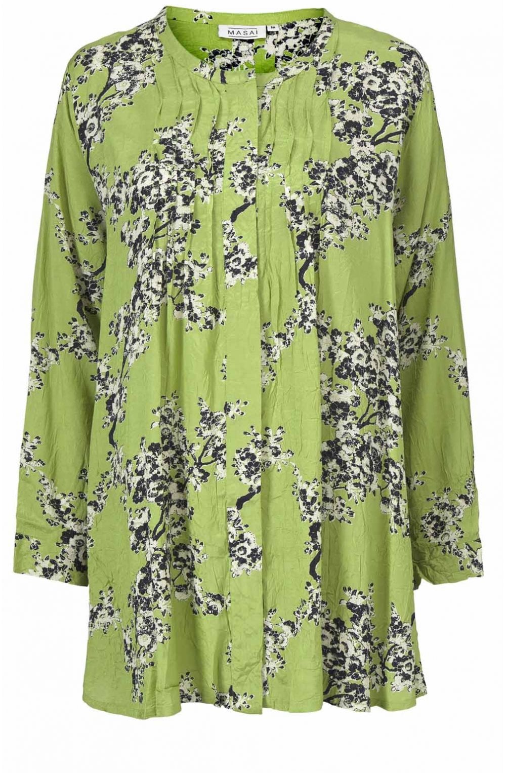 Ibbi Peridot Floral Blouse