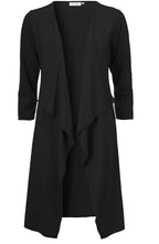 Ibone Black Jersey Cardigan