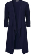 Ibone Navy jersey Cardigan
