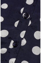 Idana Navy Spot Print dress