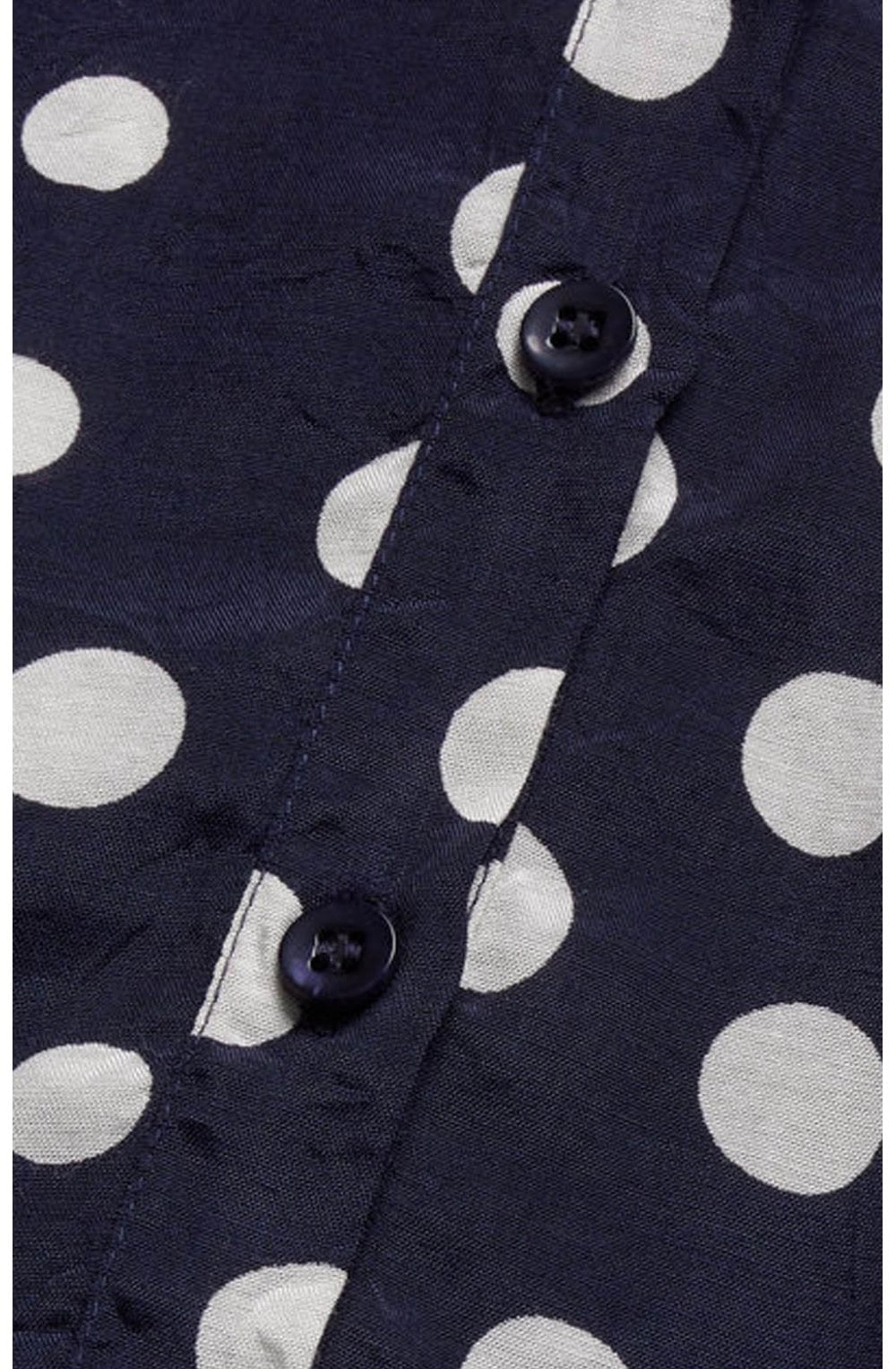 Idana Navy Spot Print dress
