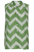 Idemi Green Zig Zag Blouse