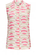 Idemi Pink Circular Print Blouse