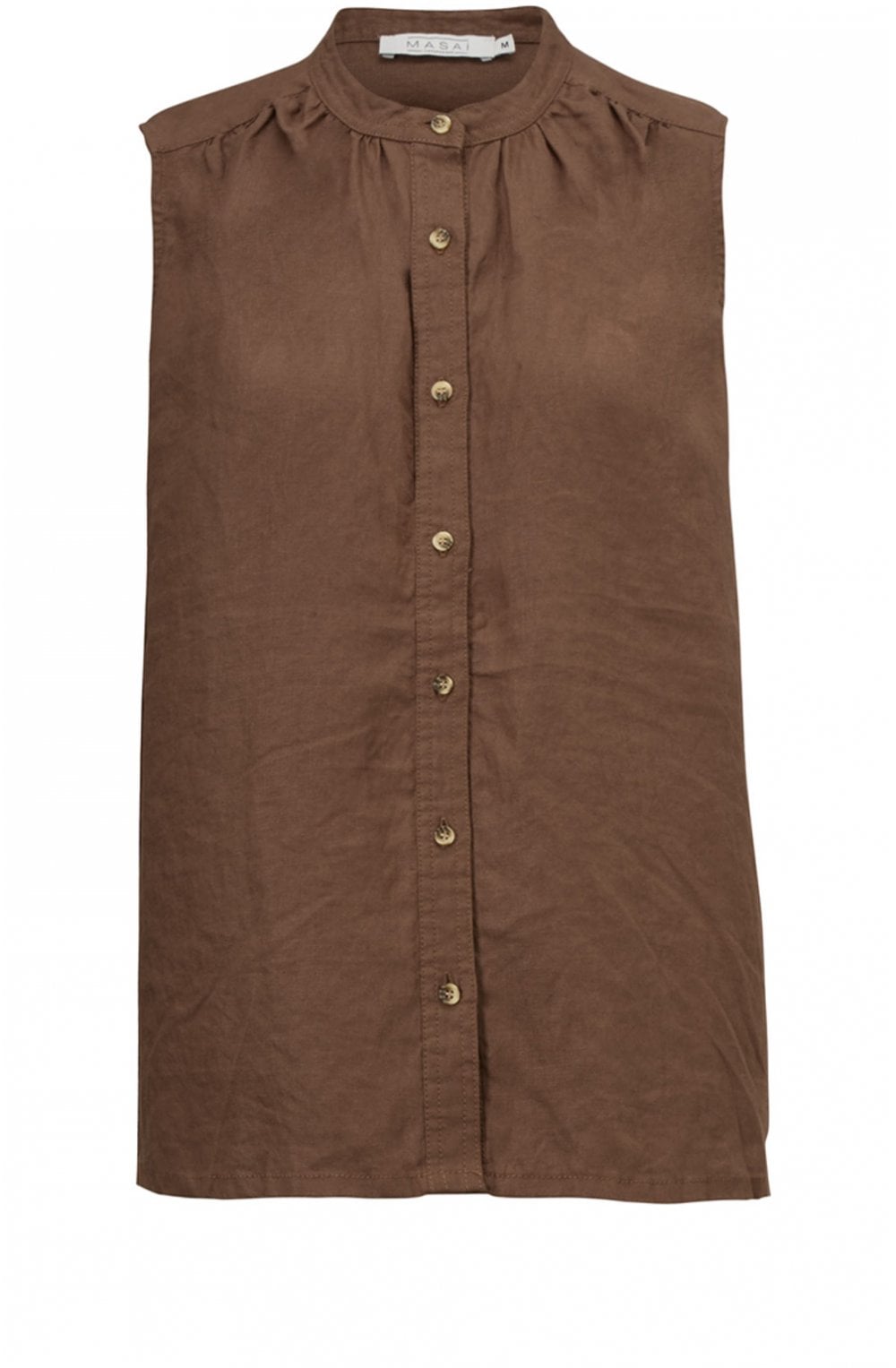 Idemi Tiramisu Linen Blouse