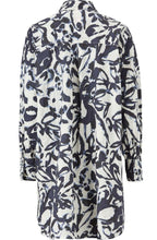 Idinea Navy Floral Oversize Shirt