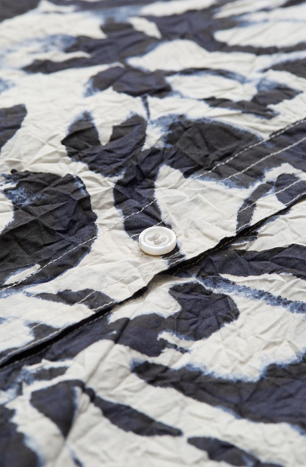 Idinea Navy Floral Oversize Shirt