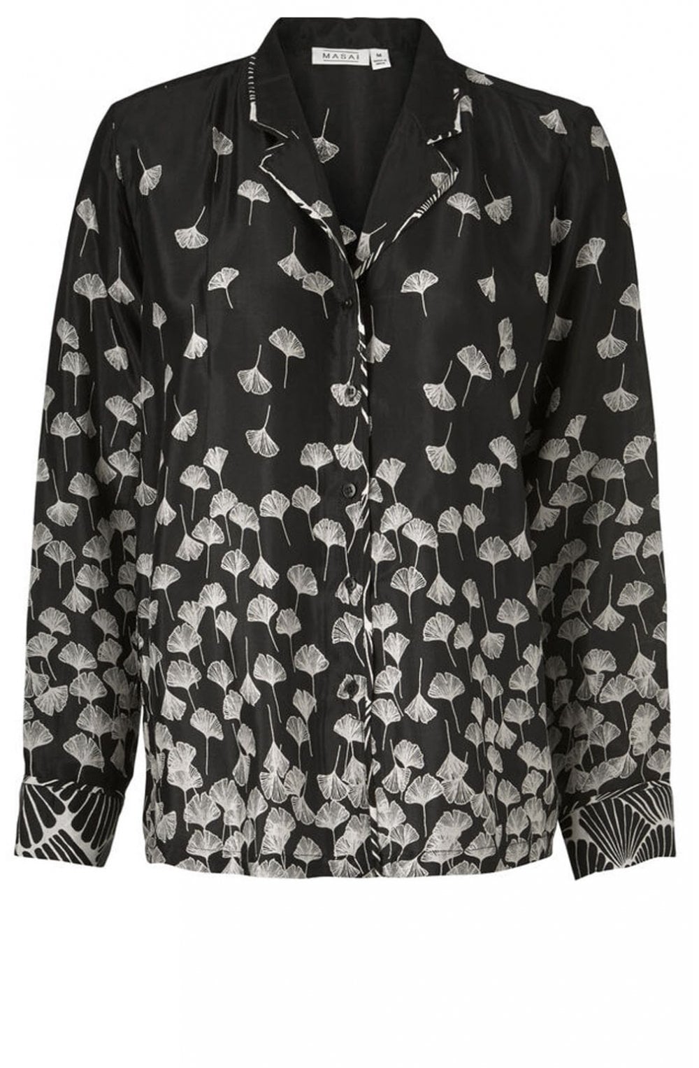 Iise Leaf Print Blouse