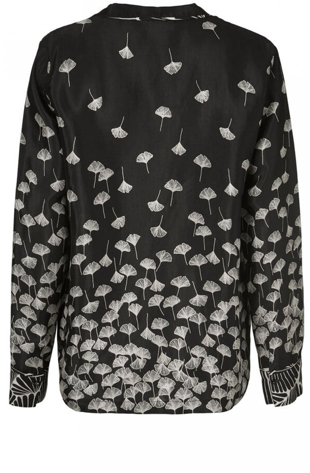 Iise Leaf Print Blouse