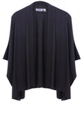 Ilani Black Oversized Jersey Cardigan