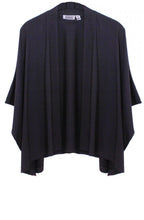 Ilani Black Oversized Jersey Cardigan