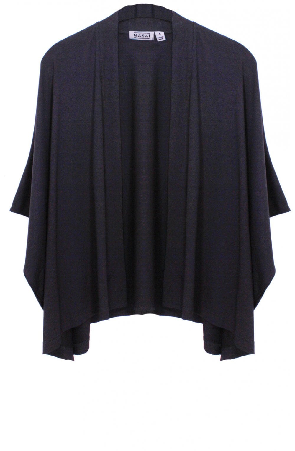 Ilani Black Oversized Jersey Cardigan
