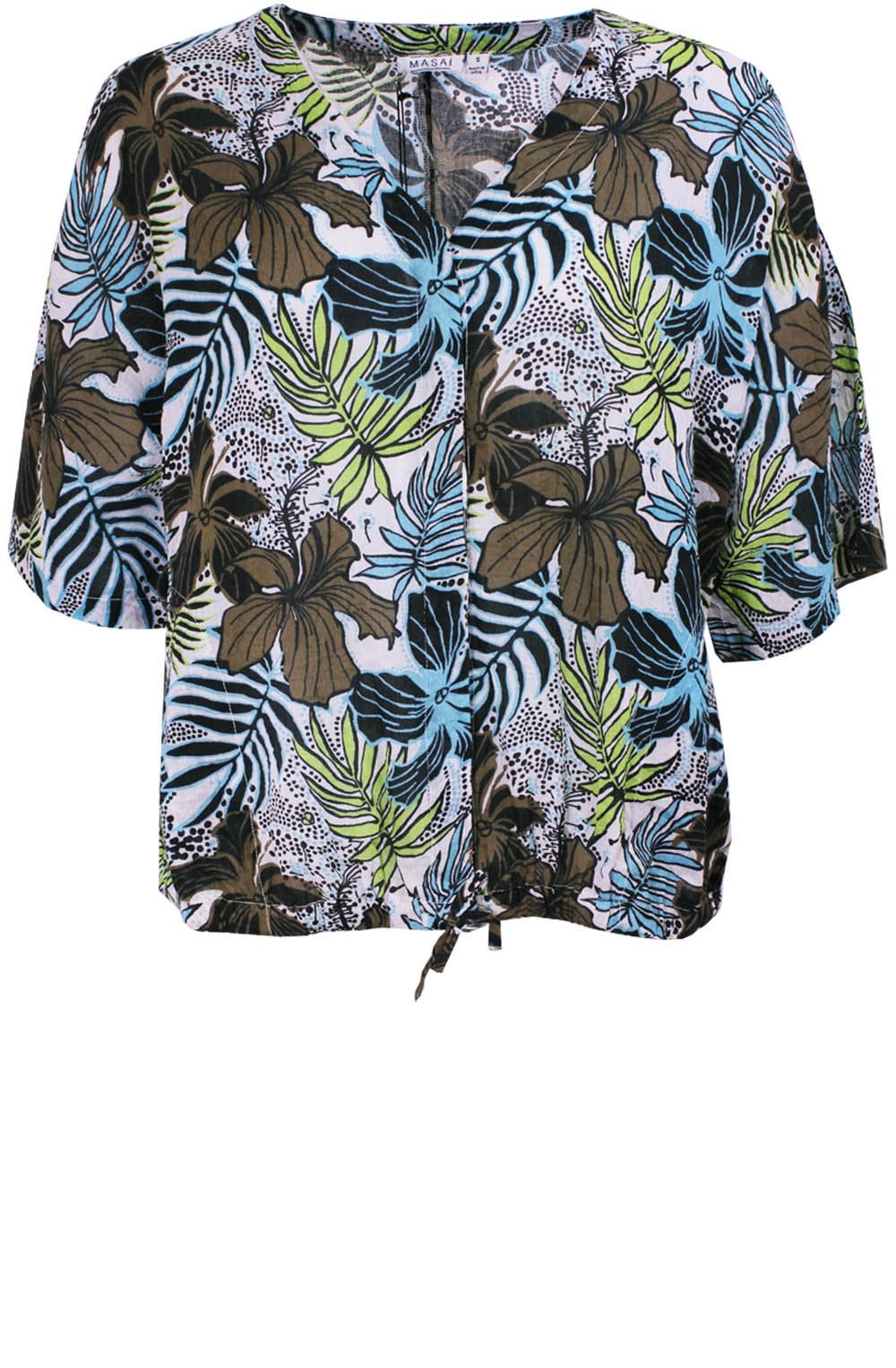 Ilona Tropical Print Blouse