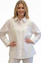 Iloria Jet Stream Embroidered Oversized Shirt