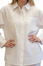 Iloria Jet Stream Embroidered Oversized Shirt
