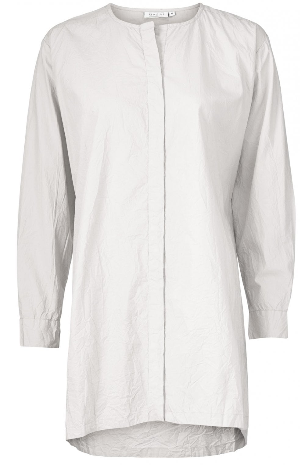 Imam White Cotton Blouse