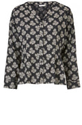 Imgart Black & White Print Blouse