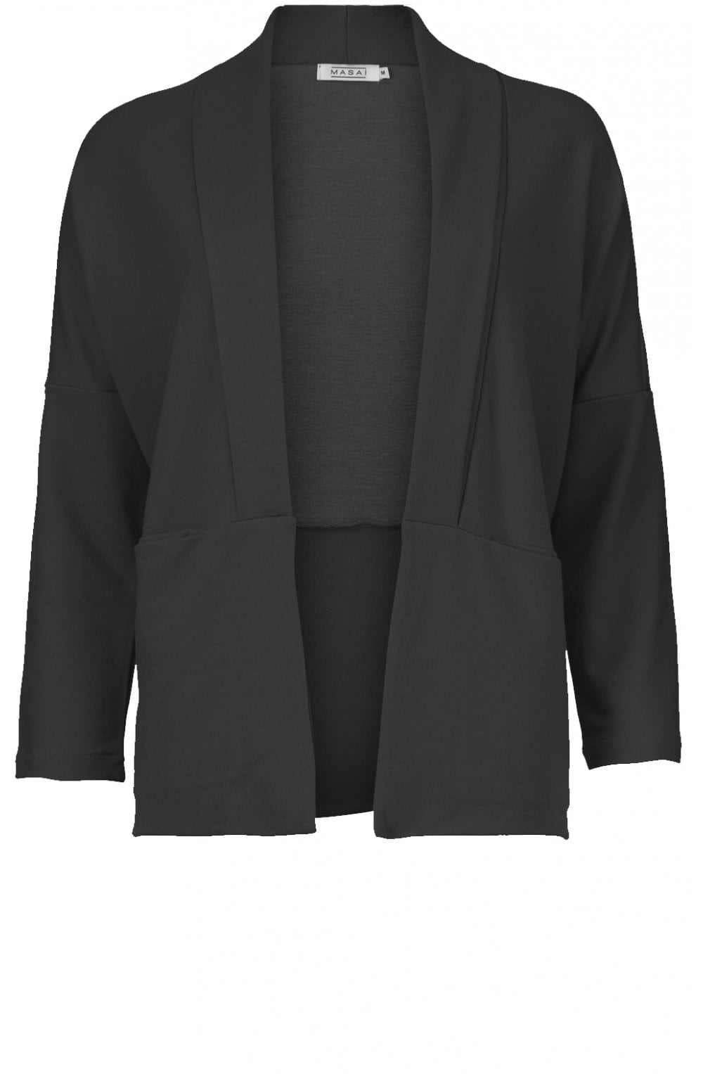 Imma Black Jersey Cardigan