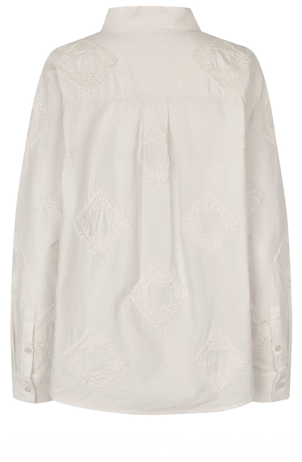 Inanne Jet Stream Embroidered Oversized Shirt