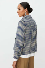 Incense and Blue Checked Weighted Jersey Jacket
