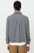 Incense and Blue Checked Weighted Jersey Jacket