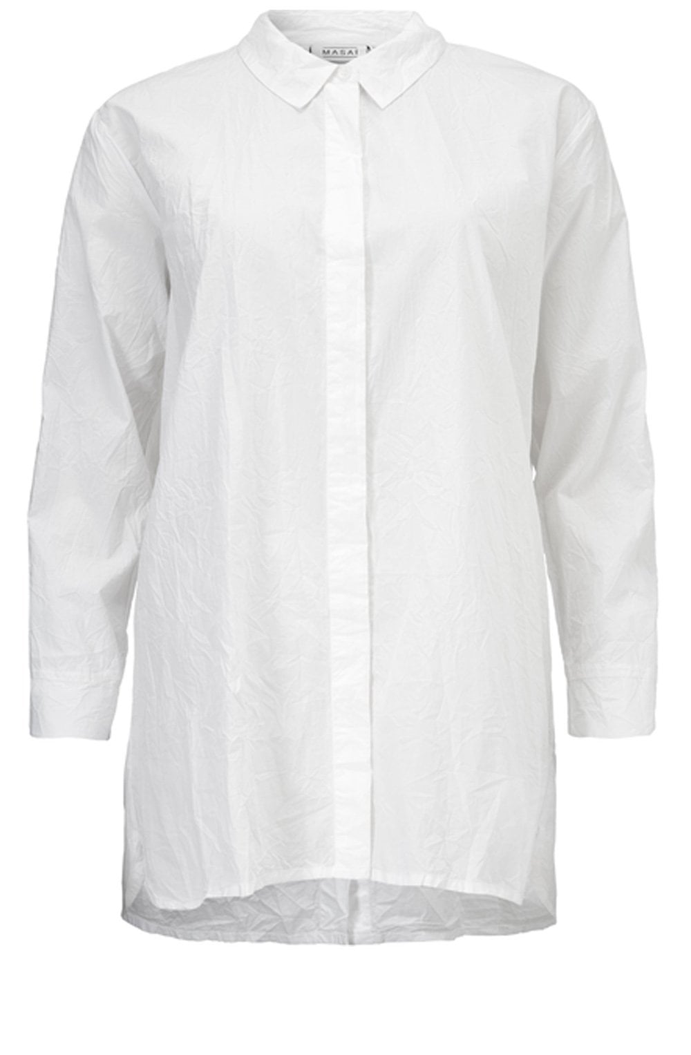 Indissa White Crinkle Blouse