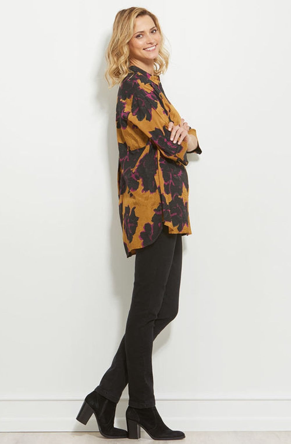 Indrassi Bold Floral Blouse