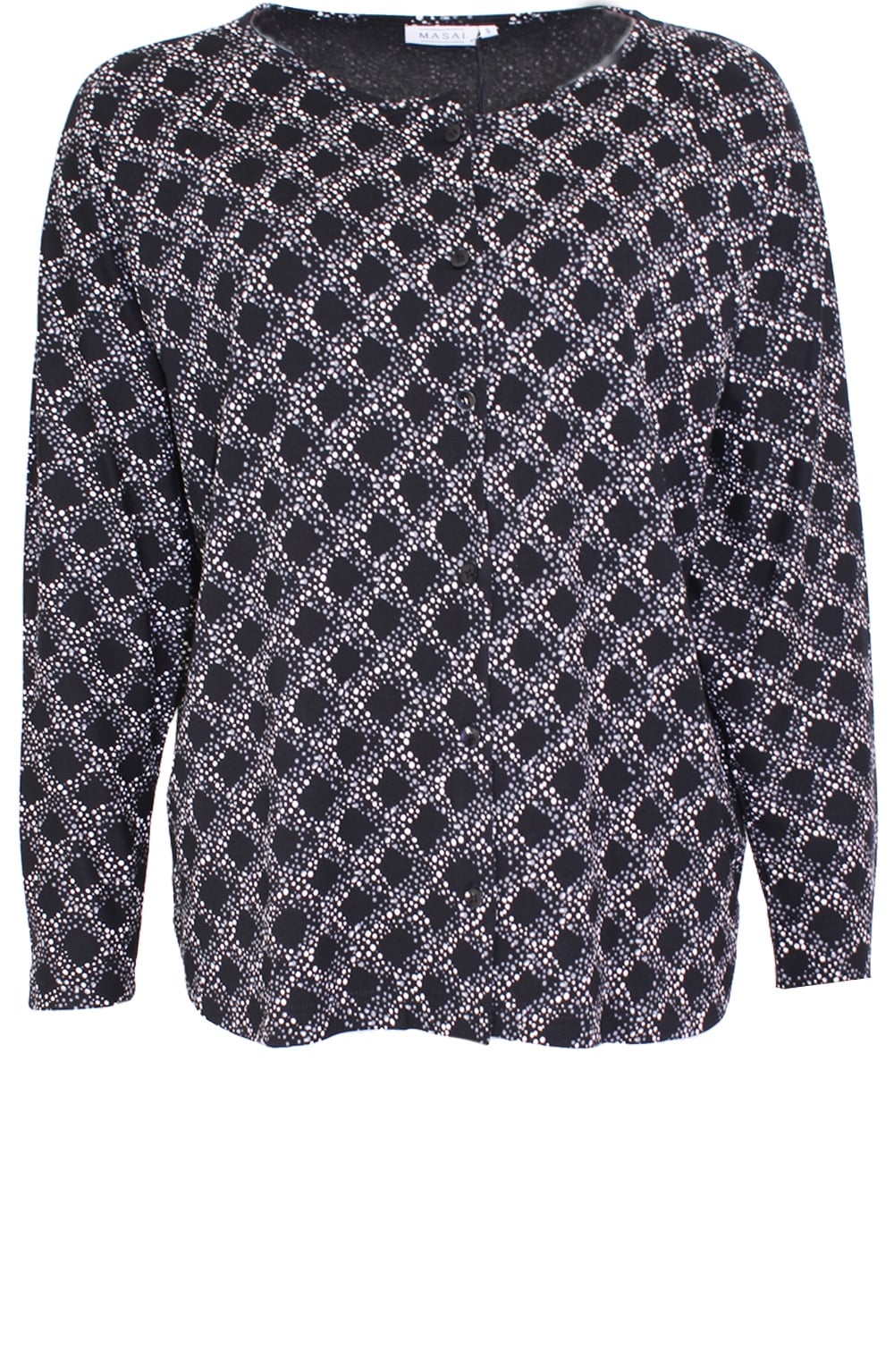 Ine Spot Print Jersey Cardigan