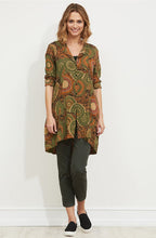 Inelda Retro Print Blouse