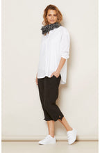 Inessa White Cotton Blouse