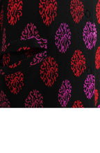Ingella Red & Pink Print Cardigan