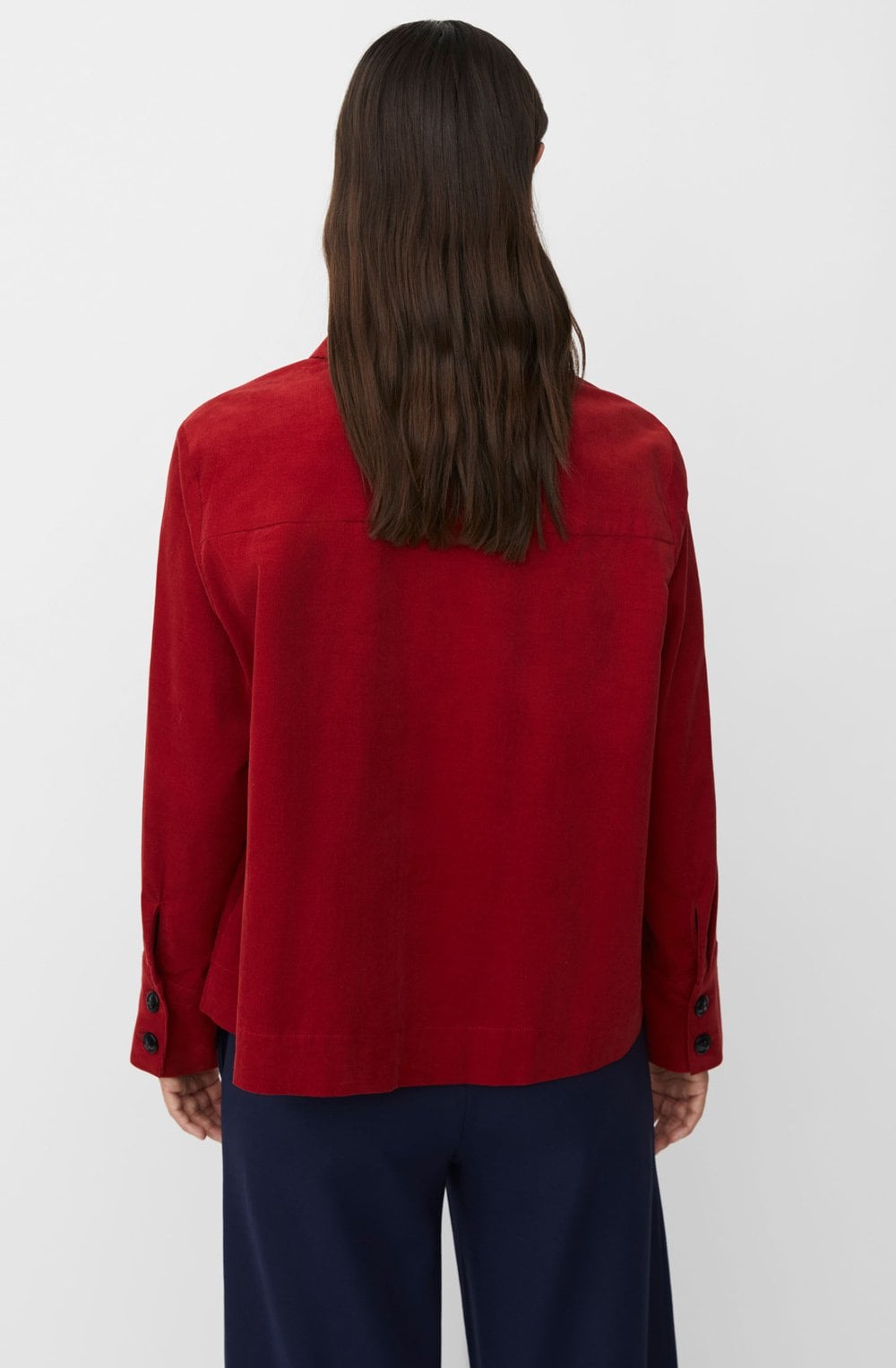 Iowa Red Dahlia Corduroy Shirt