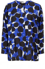Ira Blue Bold Print Shirt