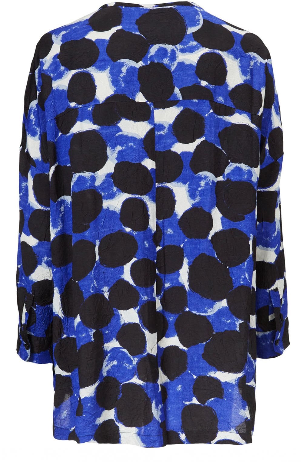 Ira Blue Bold Print Shirt