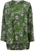 Ira Green Patterned Blouse
