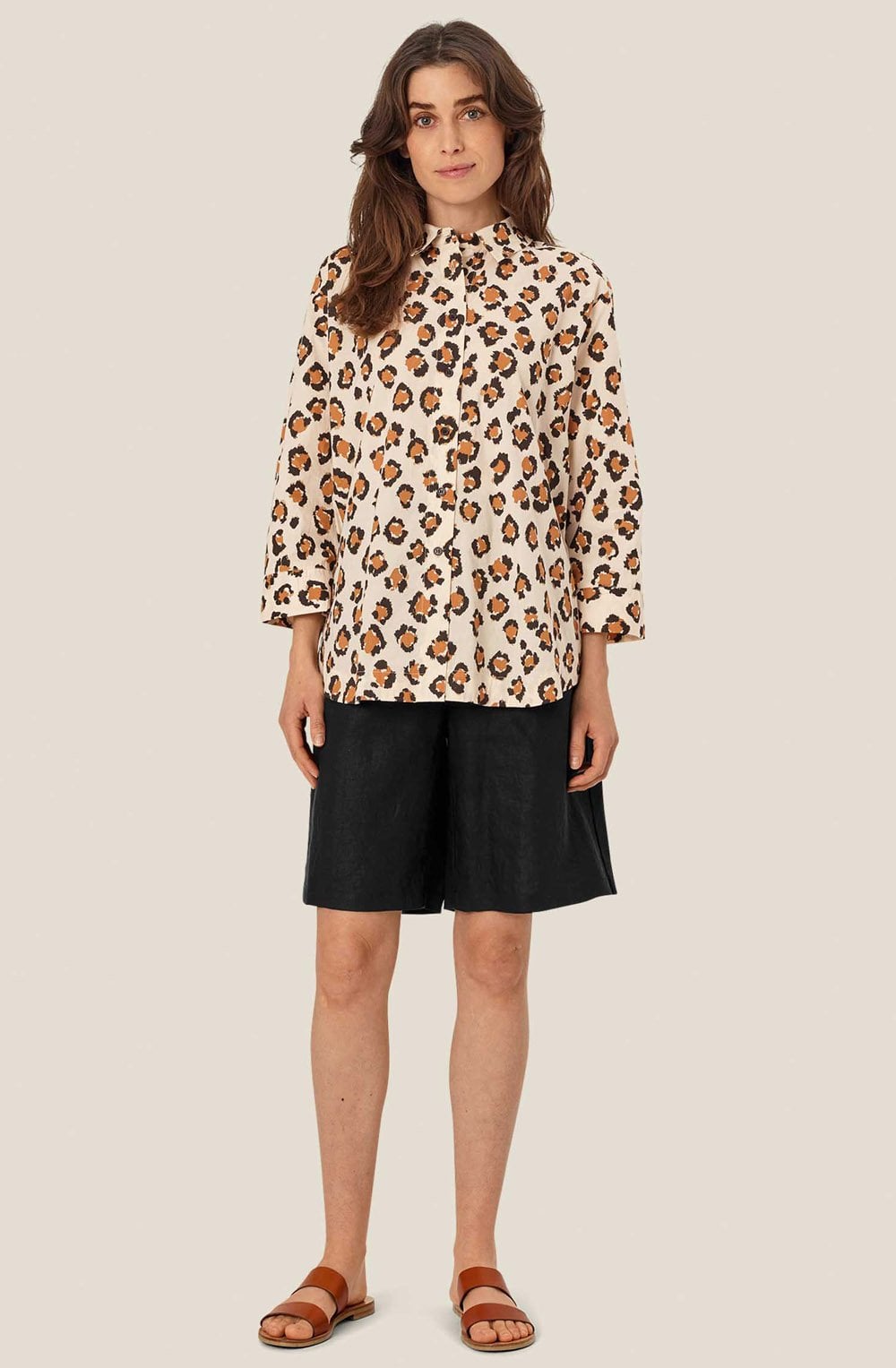 Irisemba Cashew Animal Print Shirt