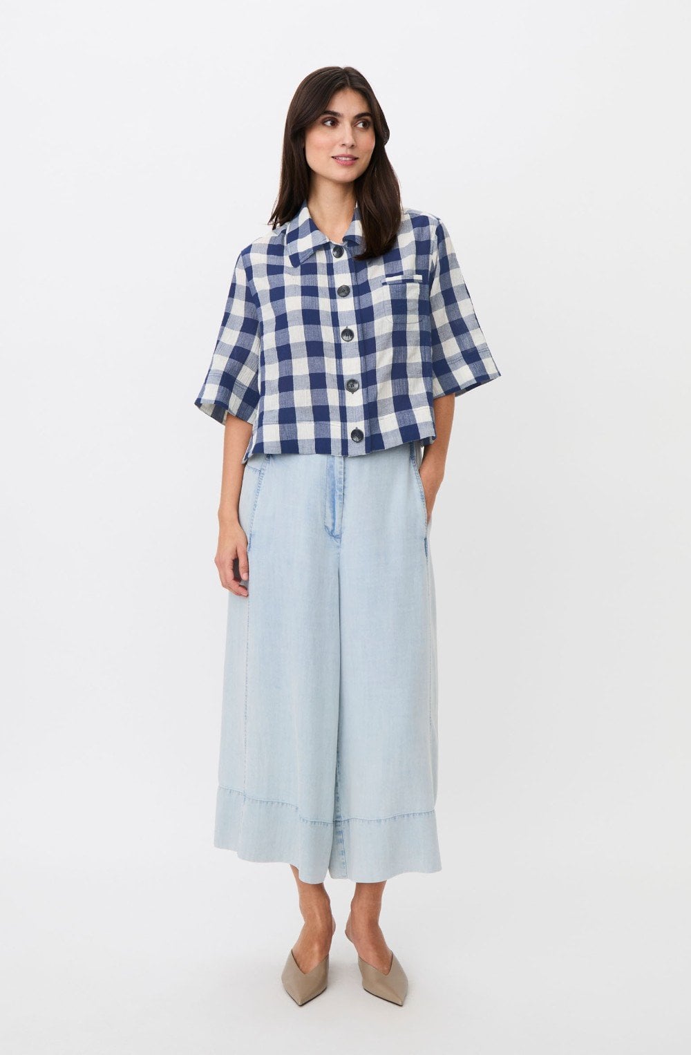 Isariel Gingham Print Shirt