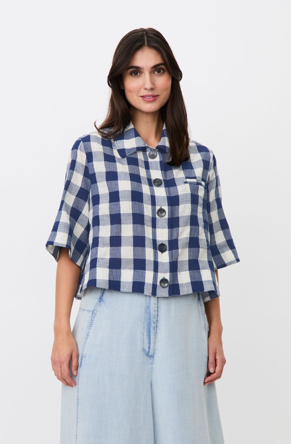 Isariel Gingham Print Shirt